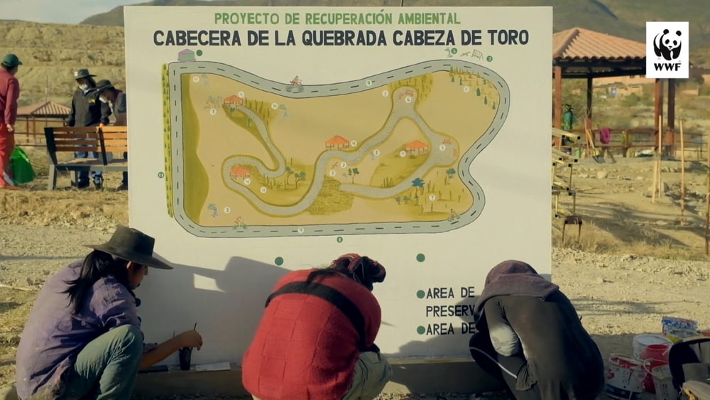 Entrega del proyecto de Recuperación de la quebrada cabeza de Toro
